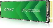 ORICO 1TB M.2 NVMe SSD, PCIe Gen3x4 2280 SSD - Up to 2400MB/s, Internal Solid State Drive with QLC NAND Flash, Compatible with Raspberry Pi 5 Desktop Laptop - D10 (1TB)