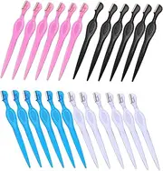 Generic Eyebrow Shaver Kit 24pcs Trimmer Stainless Steel Blades Facial for Men Women Safe and Comfortable