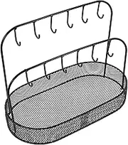 CATIEBYE Strong Construction Key Storage Iron Key Rack Storage Entryway for Entryway Table