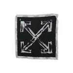 [FLOMMARKET] OFF-WHITE PINK ARROWS FOULARD 箭頭 絲巾手帕 黑白