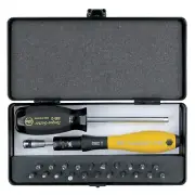 28591 24-Piece ESD Safe Adjustable TorqueVario-S Bit Set