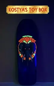 Powell Peralta Mike Vallely Elephant Black Light Reissue Skateboard Deck