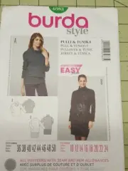 Burda Pattern 6983 Top Tunic Pullover Sizes 10 12 14 16 18 20 22 24 UNCUT