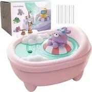 Cute Humidifier for Bedroom,Top Fill 0.34L Desk Mini Humidifier Aroma Diffuser,Cool Mist,20db Quiet,Easy Clean,Colorful Light, Auto Shut off,Small Humidifier for Baby Room,Plants,Home,Office (Pink)