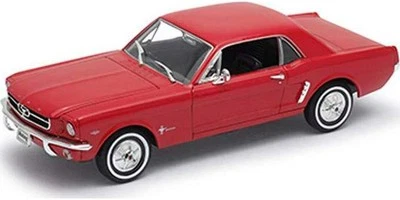 1964 1/2 Ford Mustang Coupe Hard Top - Red (NEX) Diecast 1:24 Scale Model -