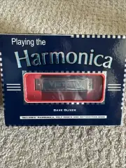 Playing the Harmonica by Dave Oliver box set, harmonica, book, pouch