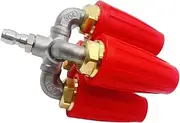 Rotary Nozzle for Electric Washer, Pressure Washer Nozzle - Quick Connector Rotary Spray Nozzle - Nozzle for Pressure Washers, Efficient Head Sprayer in