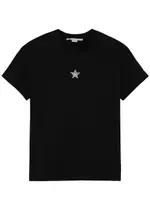 Stella Mccartney Star-embellished Cotton T-shirt - Black - M M