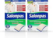 [Salonpas] Pain Relief Patch, Large 6 ea (Pack of 2)
