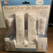 Dual Charge station w/ 2 rechargeable batteries for WII Nintendo remote