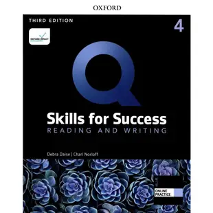 【胖橘子】Q SKILLS FOR SUCCESS 4 READING & WRITING 9780194903950