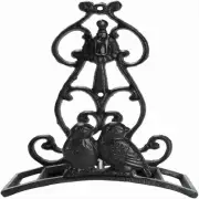 Heavy Duty Cast Iron Garden Hose Holder - Water Hose Hanger Wall Mounted - Hose