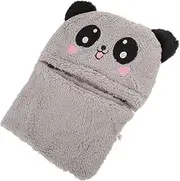 [MERRYHAPY] Hat Scarf Warm Scarf Hood Ear Muffs Ear Muffs Mask Fur Hat Coat Winter Ear Muffs Plush Beanie Ears Scarf Gloves Coats Grey Polyester