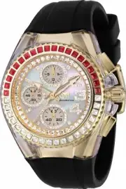 TechnoMarine TM-121063 NEW Cruise Glitz 40m Gold with Stones