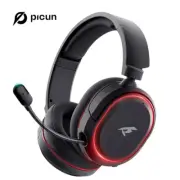 Picun G2 2.4G Wireless Gaming Headset Bluetooth Low Latency 7.1 For PS4 PS5