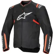 T-SPS Air V2 Black Red Fluo Motorcycle Jacket