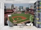 3D Baseball Stadium Sports Wallpaper Wall Murals Removable Wallpaper 30