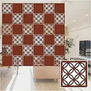 Hanging Room Divider, Wood Plastic Openwork Partitions Panel Screen,Semi-Privacy 5mm Thick Entrance Hall Restaurant Office Decoration Screen