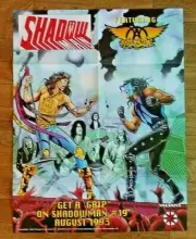 Valiant Comics Shadowman #19 Promo Poster featuring Aerosmith Get a Grip 22 x 17