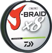 Daiwa J-Braid 300M 8-Strand Woven round Braid Line