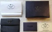 Rare (Unused) Prada Women's Wallet M523 P.T.A. FOGLIO TESSUTO