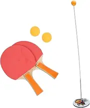 CLISPEED 1Set Sports Training Racket Table Tennis Trainer with Rebound Ball Plaything for Skill Development Family Fun Reflex Enhancement Includes