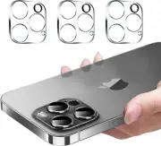 2X For iPhone 15 14 13 12 11 Pro Max Camera Lens Tempered Glass Screen Protector