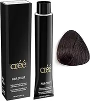 Créé Professional Permanent Hair Color 100ml 3.4 Fl.Oz. (Ice Chesnut 4.91)