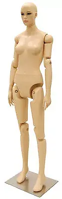 Full Body Flexible Female Mannequin Manequin Manikin Dress Form Display #MD-FFXF