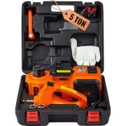 5 Ton 12V Electric Hydraulic Car Floor Jack with Impact Wrench Inflator Pump