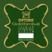 Goldbrokat 24K Gold Premium 4/4 Violin E-String in 5 Strengths with Loop