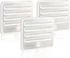 EverBrite 3Pc LED Motion Sensor Night Lights， Battery Powered Auto Night Lights