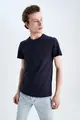 Slim Fit Crew Neck Cotton T-Shirt T恤