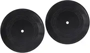 DOITOOL 2sets Trendy Wall Decorations Chic Vinyl Records Home Adornments for Retro Music Lovers 10pcs*2
