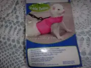 PINK Ferret Lead HARNESS Buddie Buddies new L