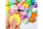 50PCS Animal Squishies Mochi Squeeze Fidget Toy Stretch Stress Relief Anxiety