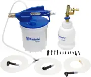Vacuum Brake Bleeder Kit with 2L Brake Fluid Extractor and 1L Refilling Bottle,