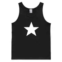 在飛比找Yahoo!奇摩拍賣優惠-STAR Logo 星星 背心 黑色 歐美潮牌西海岸刺青滑板