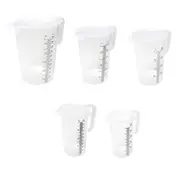 Measuring Jugs 5 Sizes Heavy Duty Plastic Propylene Food Grade BPA 5 Pro-Jug