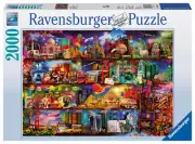 RAVENSBURGER 16685 PUZZLE TRAVEL SHELVES 2000 PCS NEW BOX