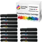 3 Sets BCMY Compatible Toner Cartridge for Fuji Xerox CT202352 CT202353 CT202354 CT202355 (11,000 Pages) for Fuji Xerox DocuPrint CM415AP CM415 P225 M225 M265 P265