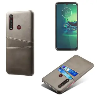 Motorola Moto e6s 皮革保護殼牛皮仿真皮紋雙插卡手機殼背蓋手機套