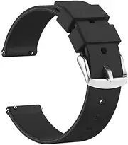 [SANDEIN] Watch Bands - Silicone Quick Release Soft Rubber Replacement Watch Strap - Compatible with 18mm, 20mm, 22mm Watch Straps
