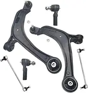 Front Suspension Steering Control Arm Ball Joint Tie Rod Sway Link Kit Set 6pcs Compatible for HONDA Odyssey 2011-2017