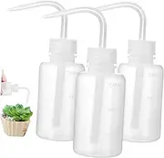 WOONEKY 3 Pcs Plastic Wash Bottle Plastic Squeeze Bottles Water Squirt Bottle Safety Wash Bottles Cleaning Washing Bottle Squeeze Bottle Plastic Wash Bottles Squeeze or Plant Bottle Small