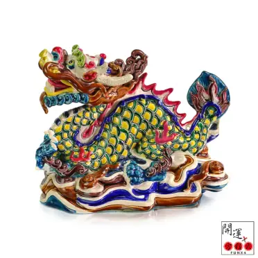 両獅子 置物 智盧 陶光 林智信 交趾焼 陶磁器 台湾交趾 智盧交趾陶的