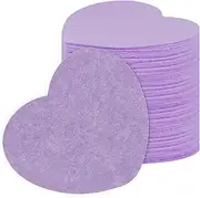 Compressed Facial Sponges | Heart Shape Compressed Sponges for Facial Cleansing, Face Scrub Sponge for Facial Cleansing, Exfoliate Masque, Makeup Removal