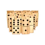 Mega Outdoor Dominoes Game Set with 28 Pieces 30cm