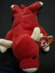 Authentic Ty Beanie Baby, SNORT The Bull, Retired and RARE. Excelent Condition!