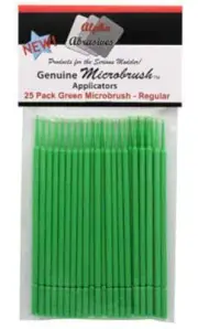 Alpha MicroBrush Green: Regular Applicator (25/pk)